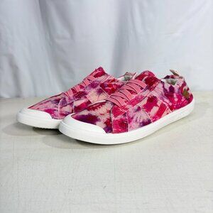 Blowfish Malibu Berry Crush Tie Dye Slip-On Vex Canvas Sneaker Women Size 8.5